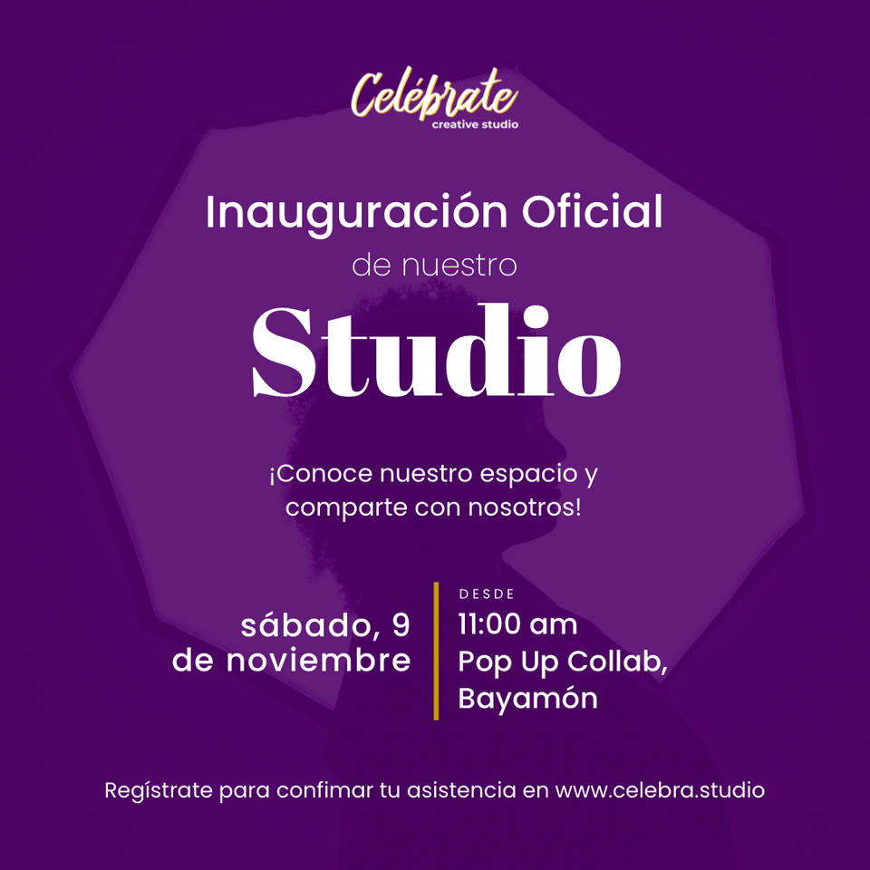 Inauguración del Studio de Celébrate